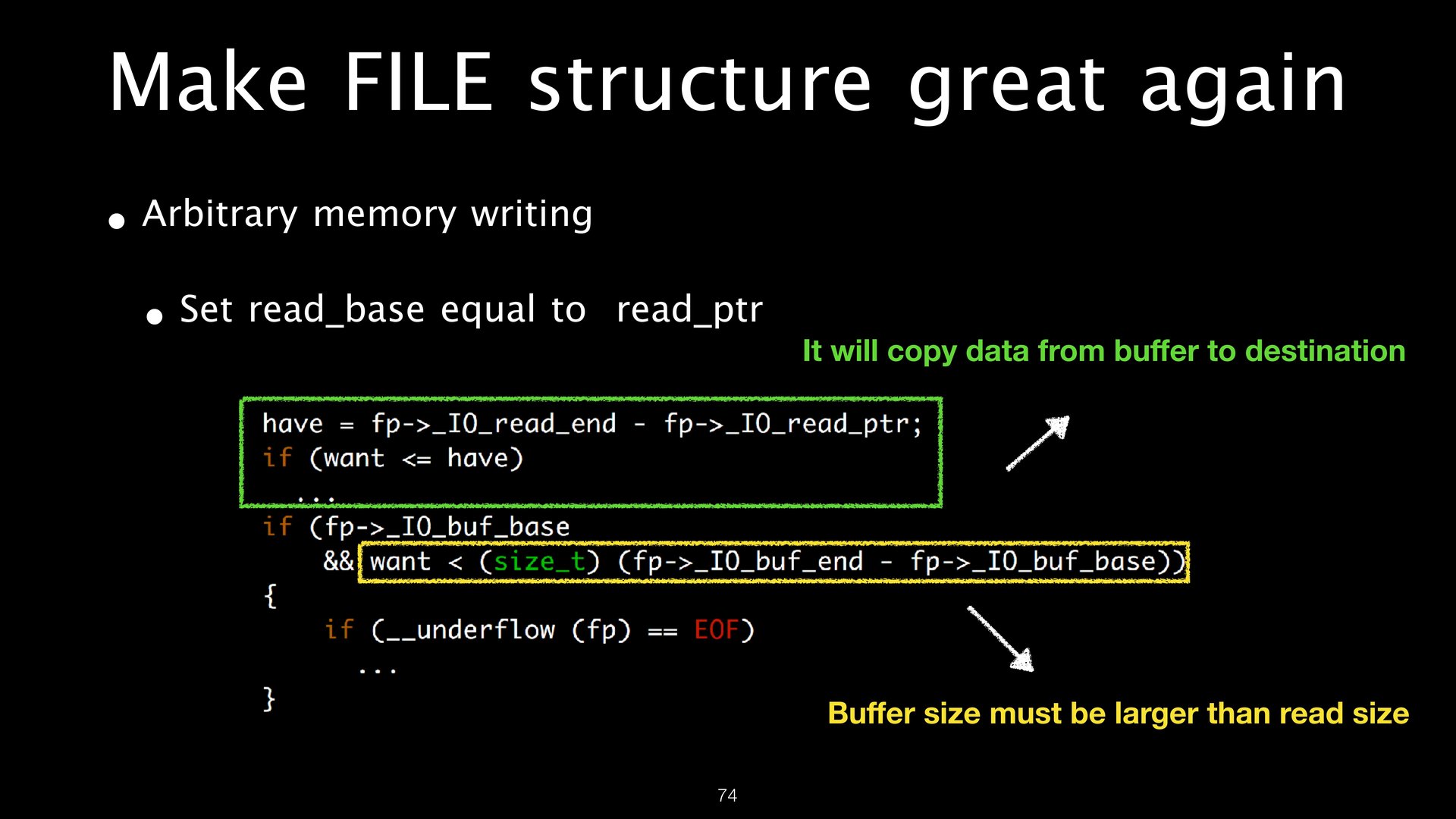 FILE Structures page 74